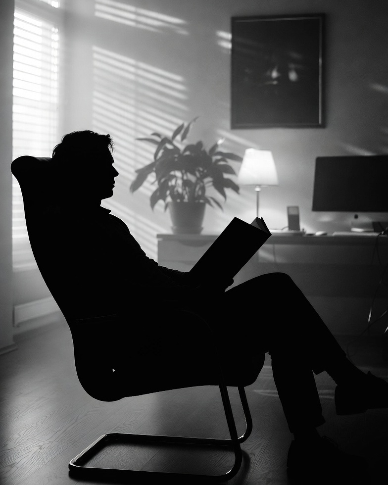 Артур Ахкамов в кабинете